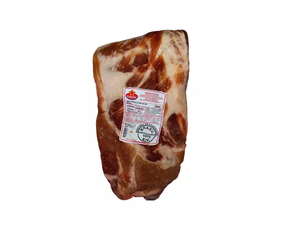 COSTELA SUÍNA CONGELADA COM OSSO ESTRELA 4 KG (CX 17 KG)